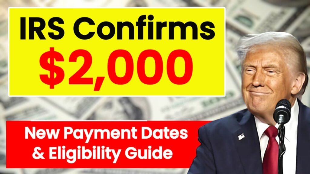 IRS Confirms $2,000 Direct Deposit for January, 2026 & New Payment Dates and Eligibility Guide